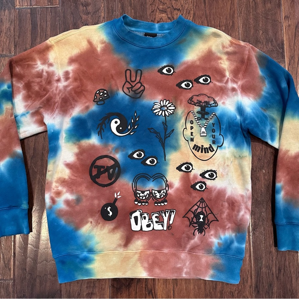 Obey Tie Dye Sweatshirt